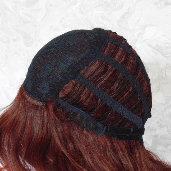 Thick Wavy Brown/Auburn Heat Resistant Wig main image 4